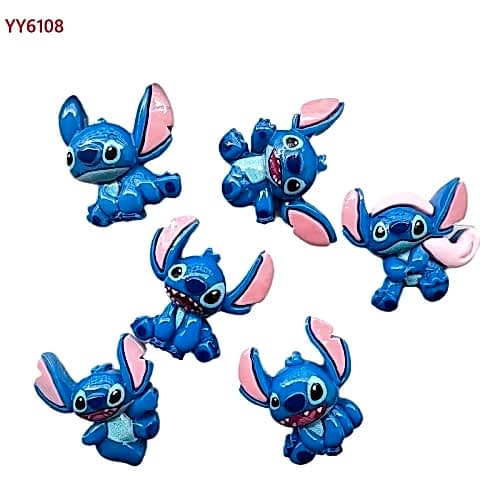 YY6108 6'lı Sevimli Stitch Silikon Kalıp